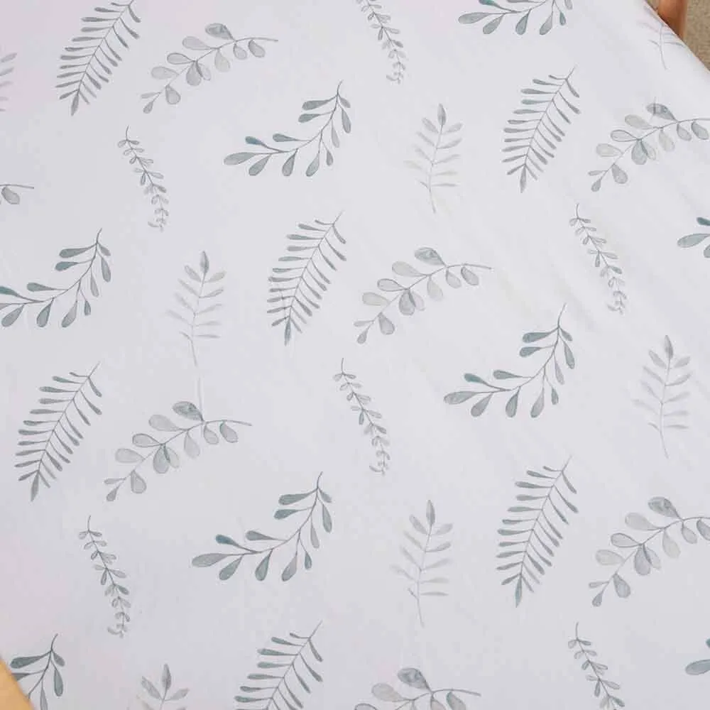 Wild Fern Organic Bassinet Sheet / Change Pad Cover