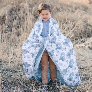 World Map   Someday Oh So Soft Muslin Super Snuggle Blanket