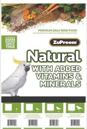 ZuPreem Natural Large Parrots 20lb